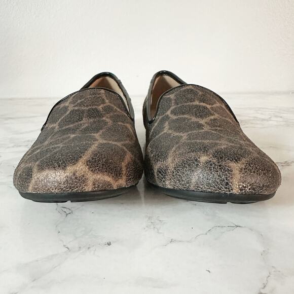Harmony 783 Brown‎ Giraffe Slip On Grounding Loafers Women's Size 9.5 - Picture 2 of 10